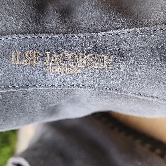 Ilse Jacobsen Front Zip Grey Suede Booties Size 41 - Picture 5 of 13